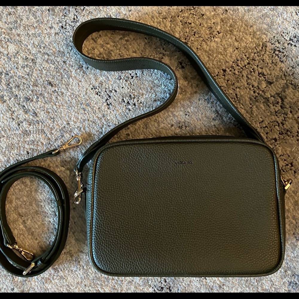 Angela Roi Green Crossbody Bag